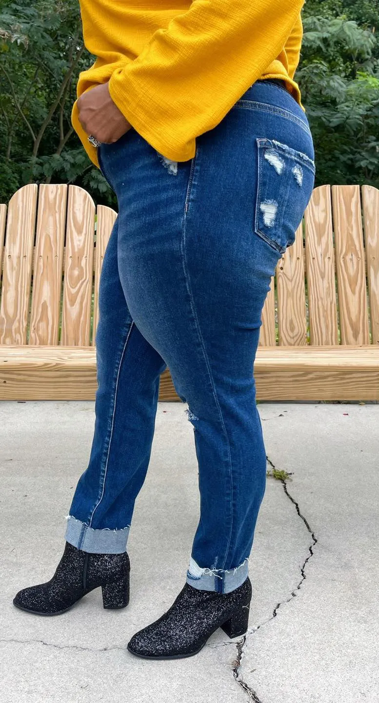 Zeke Clean Cut Crop High Rise Skinny by Vervet